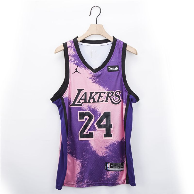 Men Los Angeles Lakers #24 Bryant purple Fashion 2021 NBA Jersey->los angeles lakers->NBA Jersey